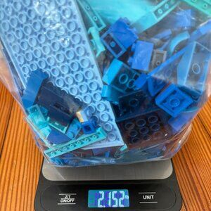 Bulk blue LEGOS